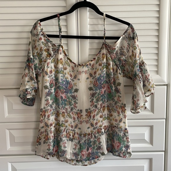 Lucky Brand cold shoulder blouse - Picture 5 of 11